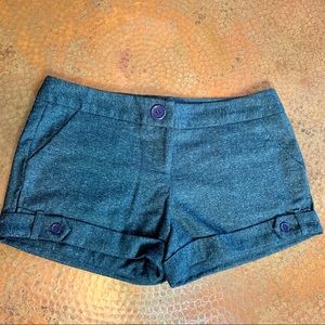 Stoosh Gray tweed shorts